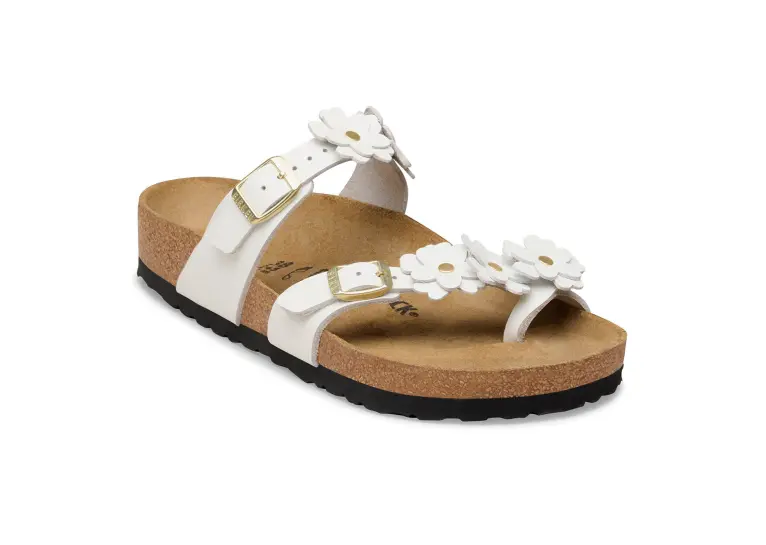 Birkenstock Mayari Flowers Leather Regular Women's - Browns Shoe